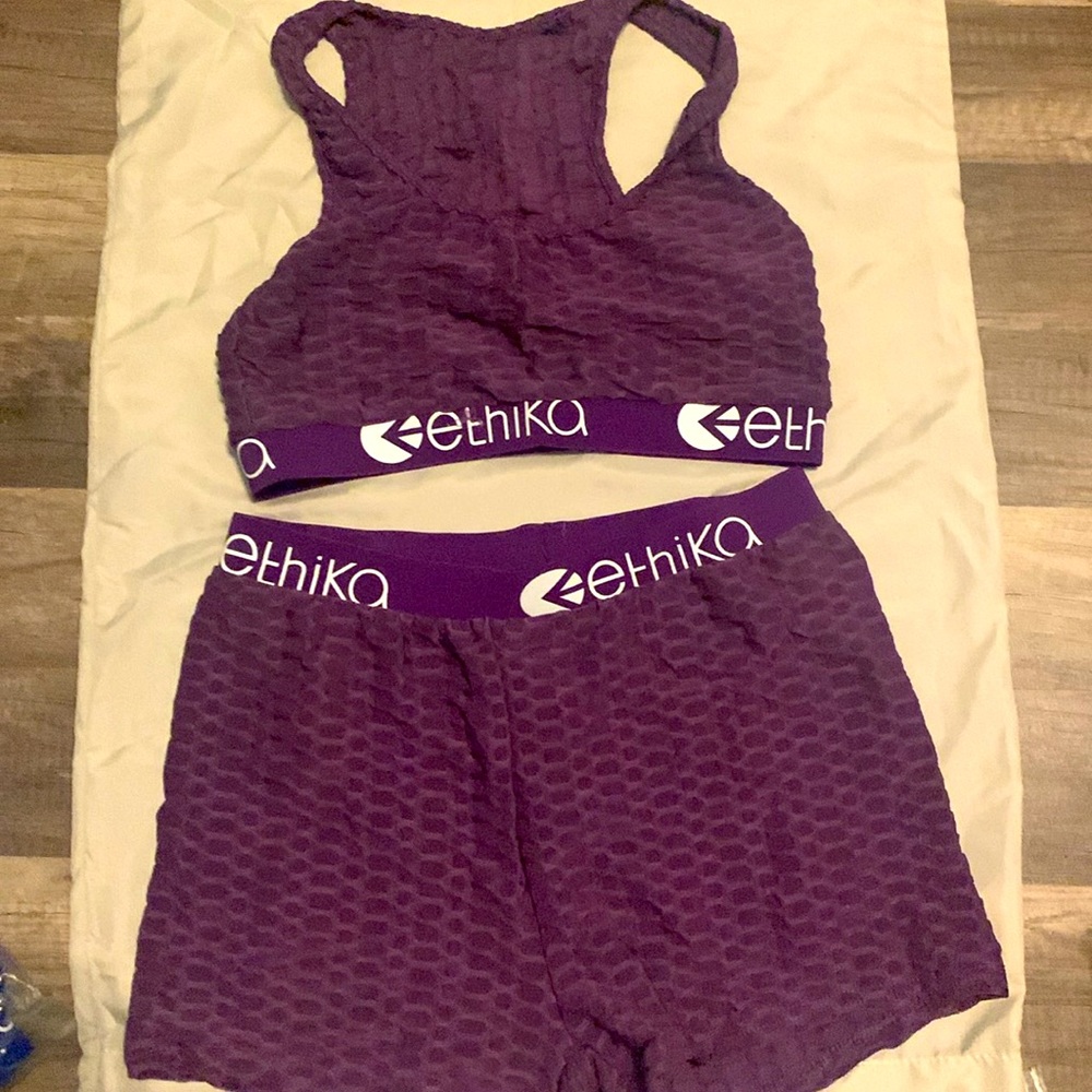 2pc Yoga Short Set
